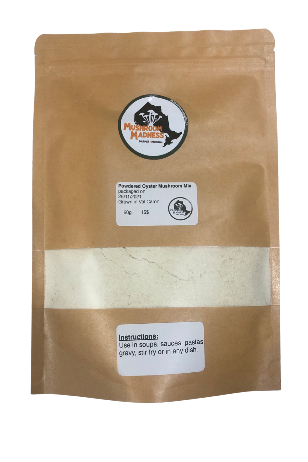 Lion's mane mushroom powder